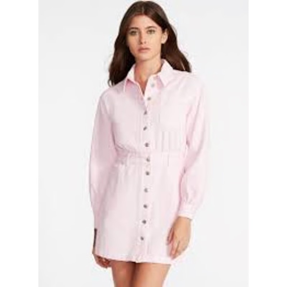Steve Madden Light Pink Shirt Dress